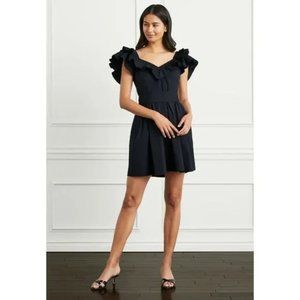 NWT Hill House The Ana Dress in Black Poplin size xs